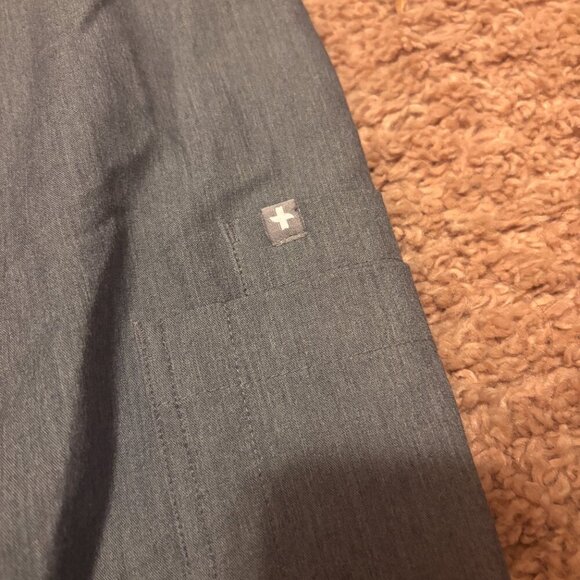 Figs Yola Skinny Scrub Pants Womens Small Nursing Medical Uniform Graphite Gray - Picture 5 of 12